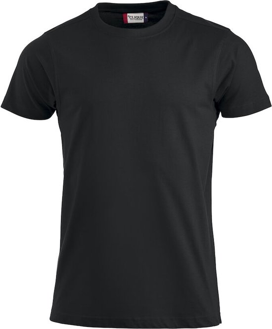 Clique 5 Pack Premium Fashion-T Modieus T-shirt kleur Zwart maat 4XL