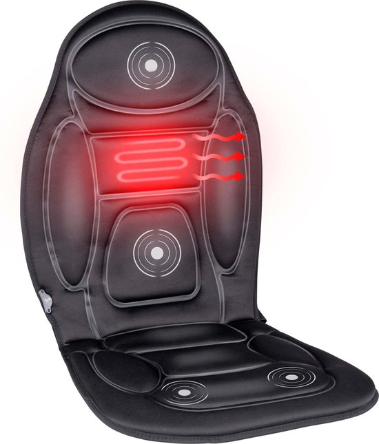 Dunlop Massagestoel Auto met Verwarmingsfunctie - 108 x 48 - Dunlop - €31,99