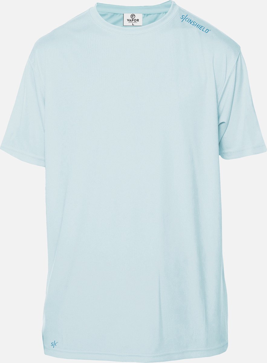 SKINSHIELD - UV-sportshirt met korte mouwen voor heren - FACTOR 50+ Zonbescherming - XXXL