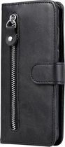 Portemonnee zwart wallet book-case rits hoesje Xiaomi 13T / 13T Pro