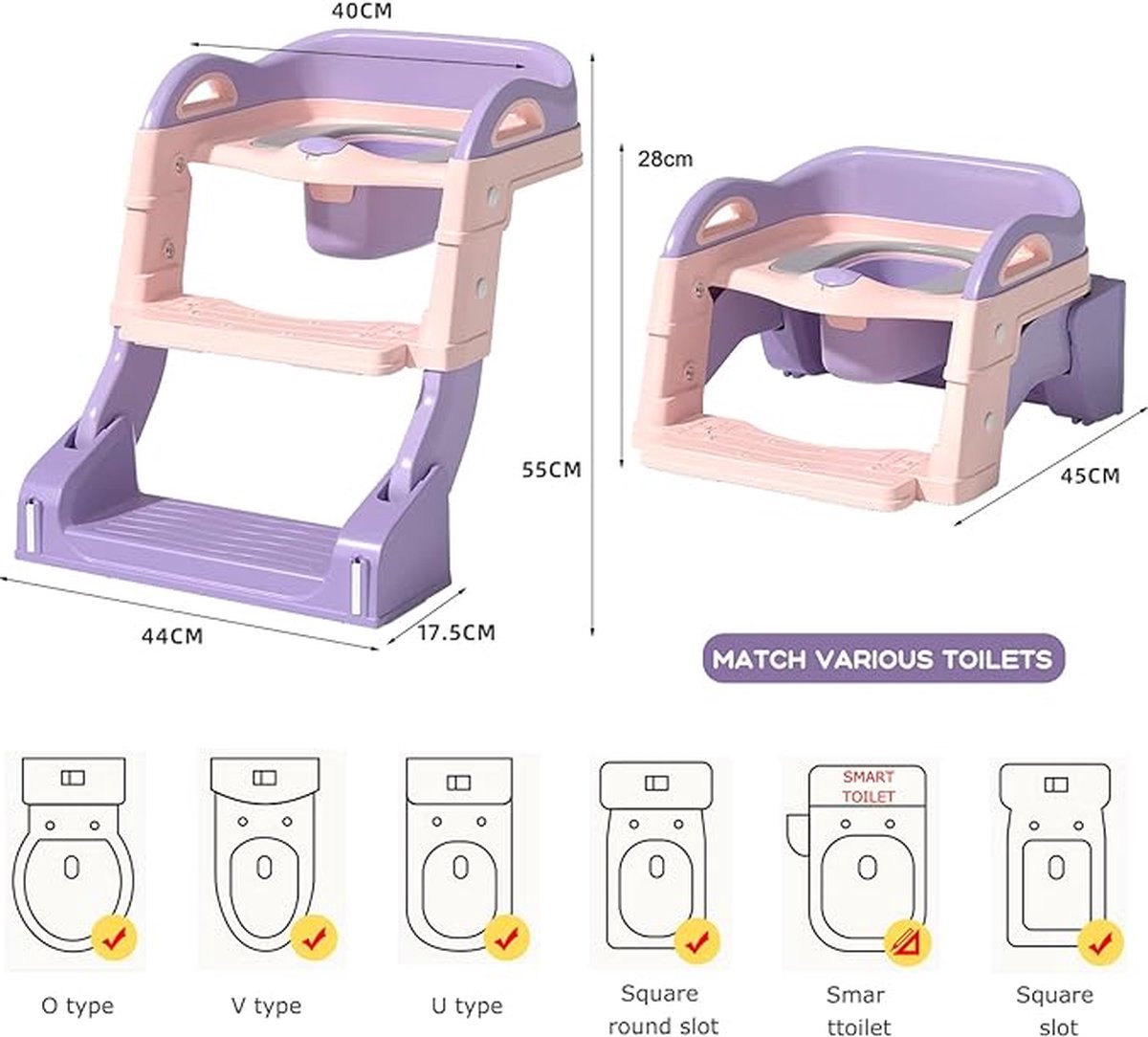 Goedkoopste kindertoiletbril \ kinder Plaspot - Toilet seat for children