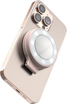 ShiftCam SnapLight magnetische ringlight voor smartphone - 4 helderheidniveaus - tot 1,5 uur batterij - Pink