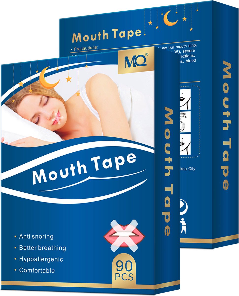 Anti-Snurk Mond Tape 90 stuks – Mondtape – Mouth Sleep Tape