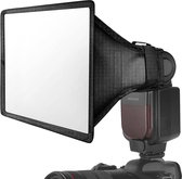 Neewer® - Flitser Softbox 9x7 - Universeel, Opvouwbaar Licht Diffuser - Compatibel met Canon Nikon Sony Godox Yongnuo - Inclusief Opbergzak & NEEWER Speedlight