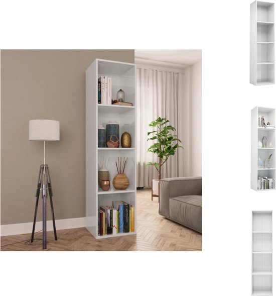 Libreria/TV Mob. In Truciolare – 3 Ripiani – Design Classico – Sonoma Eiche – VidaXL