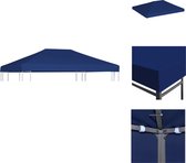 vidaXL Prieeldak Polyester 4 x 3 m - Blauw - Partytent