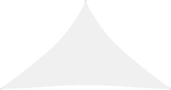 vidaXL Voile d'ombrage triangulaire - 3,5 x 3,5 x 4,9 m - Résistant à l'eau et protection UV - Parasol