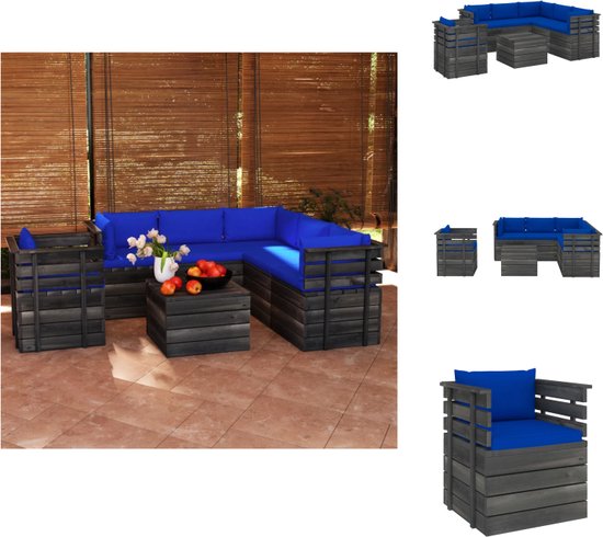 vidaXL Tuinbank 1 Grijs buitenbank