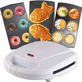 Donutmaker - Donut Bakvorm - 800W - Wit