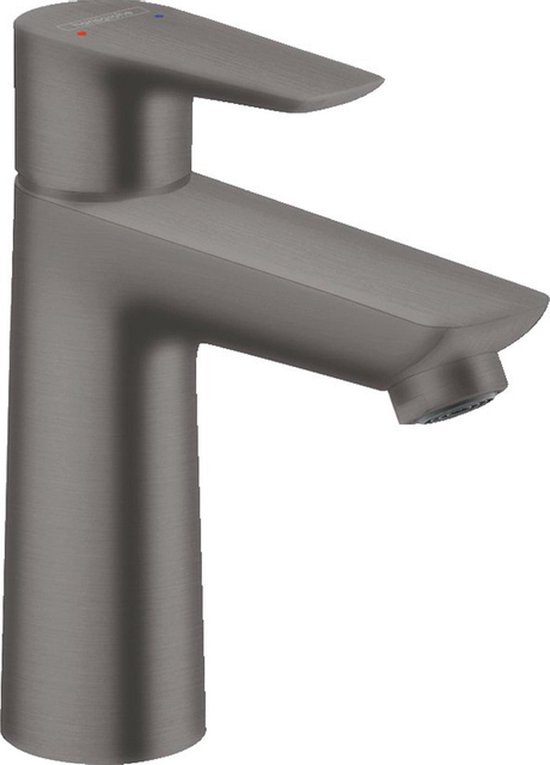 Foto: Hansgrohe talis e ngreeps wastafelmengkraan 110 zonder afvoer brushed black chrome