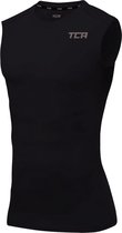 TCA Mannen HyperFusion Compressie Basislaag Hemd Onder Shirt - Zwart, L