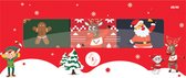 Kerstbox - SANTA - 3 paar kerstsokken - maat 40-45 - Hoogwaardige katoen