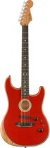 Fender AM Acoustasonic Stratocaster Dakota Red - Akoestische gitaar