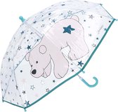 Baby Unisex paraplu kinderen kinderen paraplu ijsbeer Elia sterren - reisparaplu, miniparaplu -