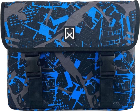Willex Fietstassen Ice 34 L blauw en zwart van Willex — afbeelding 3