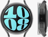 kwmobile 2x coque adaptée pour Samsung Galaxy Watch 6 44mm - Housse en silicone - Coque pour tracker d'activité - En transparent