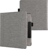 kwmobile Flip cover eReader hoesje geschikt voor Amazon Kindle Oasis 10. Generation - Met handvat - In lichtgrijs