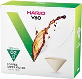 HARIO V60 Koffiefilters - 02 Size - Wit - 100 stuks