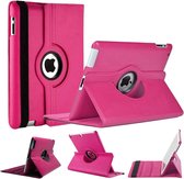 Tablethoes Geschikt voor: Apple iPad Air 3 2019 en iPad Pro 10.5 2017 3e Generatie A1701 A1709 10,5 inch hoesje 360° draaibaar (donker roze)