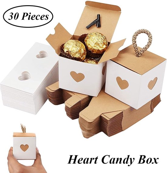 Lurrose 20 Boîtes à Bonbons Ananas Mariage – Petites Boîtes Dragées Papier Thème Tropical Pour Fête, Anniversaire, Baby Shower