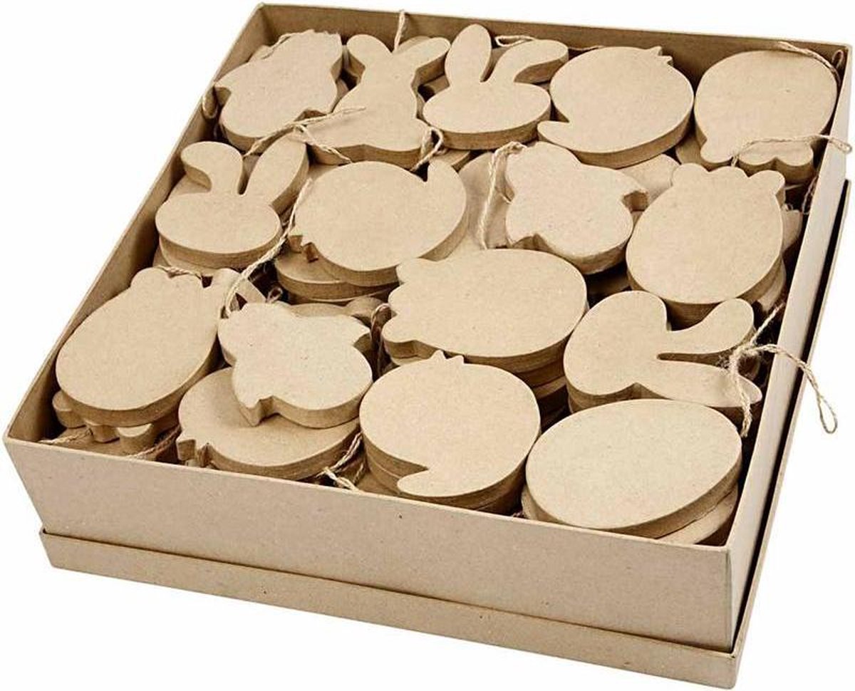 Paas decoraties, h: 10 cm, dikte 12 mm, 114 stuks
