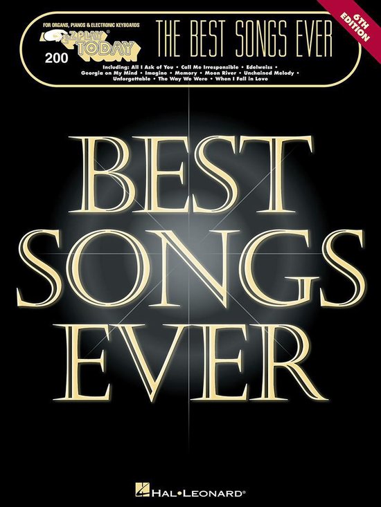 The Best Songs Ever (Songbook) - cover