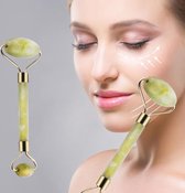 Jade Roller - Massage du visage - Premium Jade Roller face - Massage Jade Roller - Anti rides - Soins de la peau - Anti vieillissement - Produit de rajeunissement - Vert