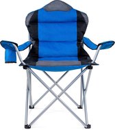 Strandstoel opvouwbaar - Camping stoel - Blauw
