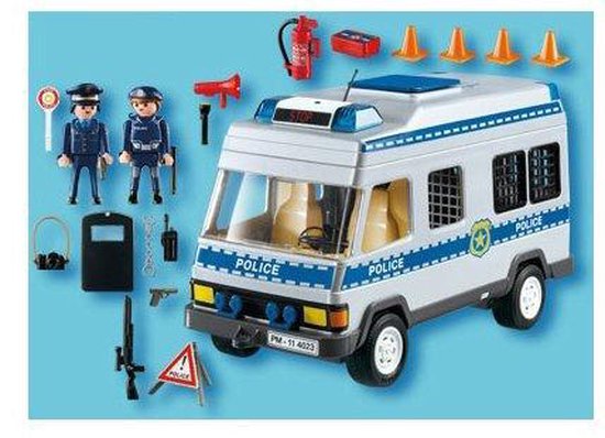 Playmobil 4023 véhicule de transport de police | bol