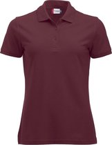 Manhattan dames polo bordeaux s