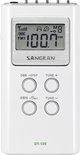 Sangean Pocket 120 - DT-120 - Zakradio, AM/FM, batterijen - Wit
