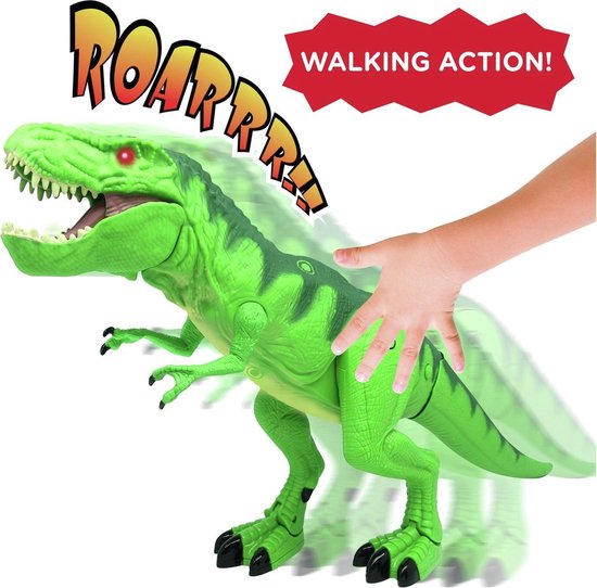 Chad Valley T-Rex met licht geluid en beweging Dinosaurus |Chad Valley  Walking Dinosaur | bol.com