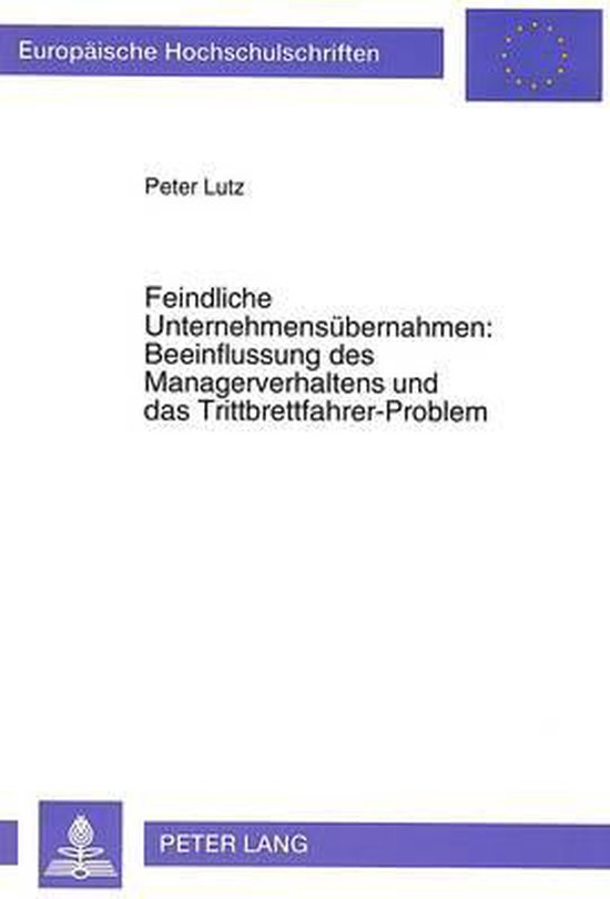 Feindliche Unternehmensuebernahmen - cover