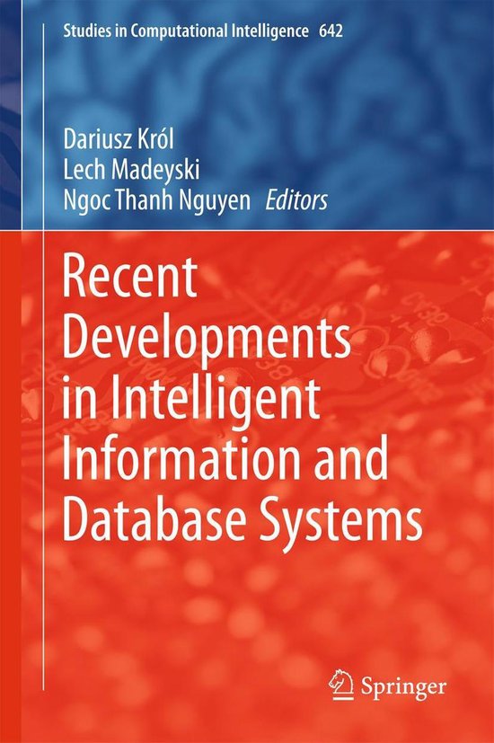 Engineering (R0) - Recent Developments in Intelligent Inform ... - cover