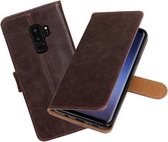 BestCases - Samsung Galaxy S9+ Pull-Up booktype hoesje mocca
