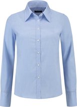 Tricorp Dames blouse Oxford basic-fit - Corporate - 705001 - Blauw - maat 34