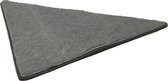 Lovely Nights vetbed/kleed anti-slip mouse grey 150x150cm triangle  (hoekmodel
