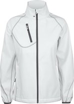 Projob 2423 Dames Softshell jas Wit maat XS