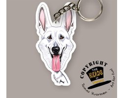 Sleutelhanger Hond Witte Herder