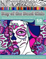 Coloring Books for Grownups Day of the Dead Girls