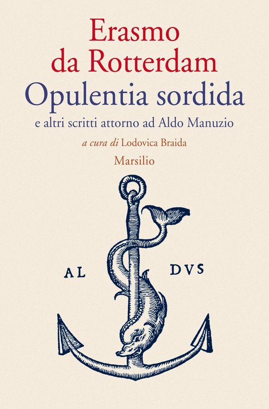 Opulentia sordida e altri scritti attorno ad Aldo Manuzio - cover