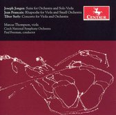 Jongen: Suite for Orchestra and Viola Solo; Francaix: Rhapsodie; Serly: Concerto for Viola