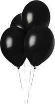 Metallic Ballonnen Zwart (50st)