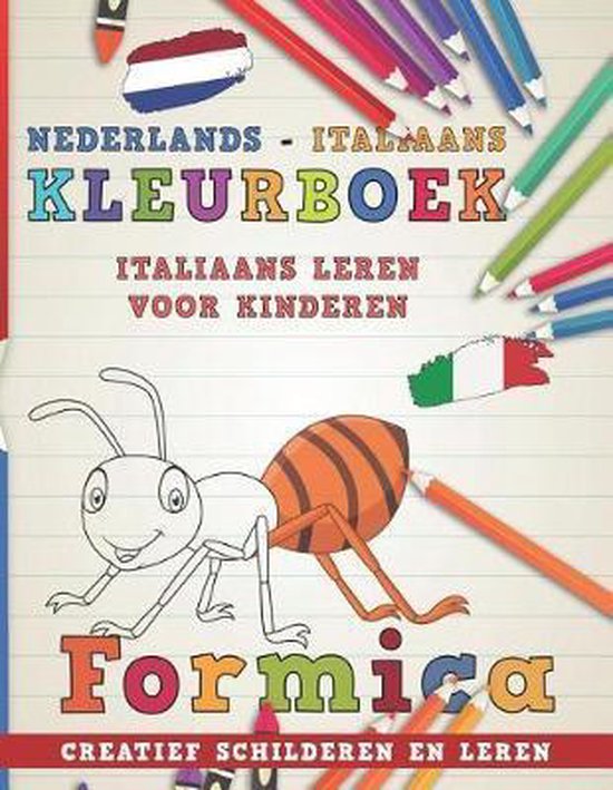 Talen Leren- Kleurboek Nederlands - Italiaans I Italiaans Le ... - cover