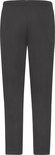 Donkergrijze joggingbroek, effen, recht model, op witte achtergrond.