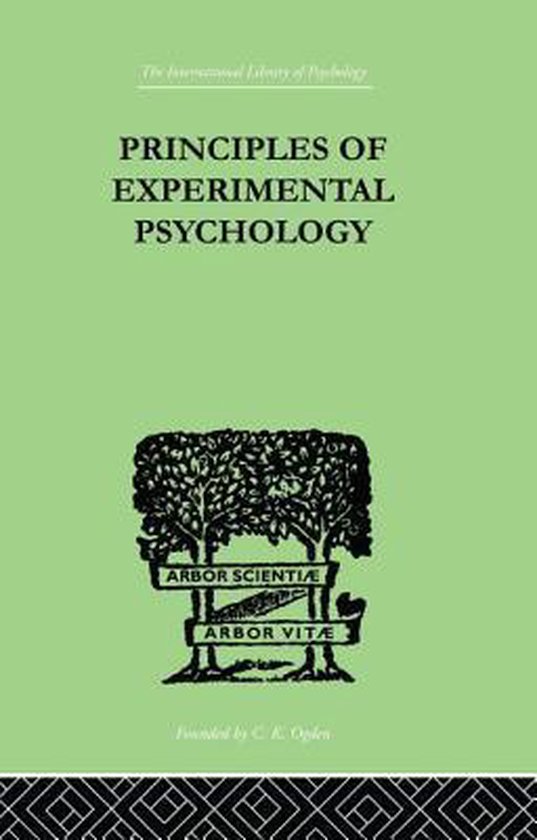 Principles Of Experimental Psychology - cover
