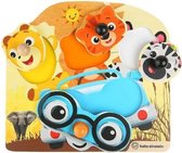 Hape Vormenpuzzel Friendly Safari Hout Junior 4 Stukjes