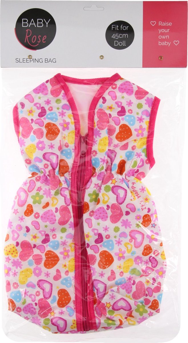 Johntoy Slaapzak Babypop Rose 38 Cm Roze — afbeelding 3
