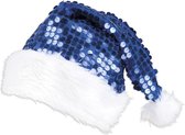 Boland Kerstmuts Met Pailletten Donkerblauw