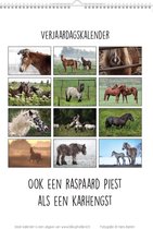 Blik op Holland Paarden & Spreuken Verjaardags-Kalender